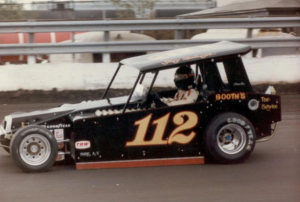Gary Balough in the infamous Batmobile at Syracuse_ NY _Jan Garl Collection_